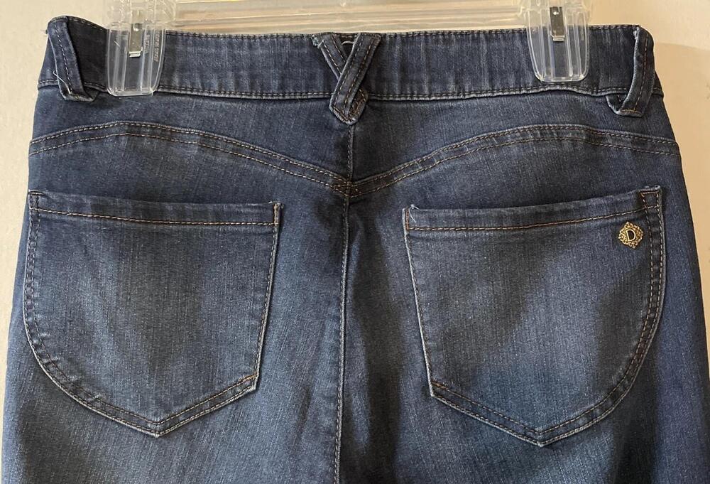Democracy Jeans Womens 6 Blue Medium Wash Skinny Stretch Ab Technology Denim